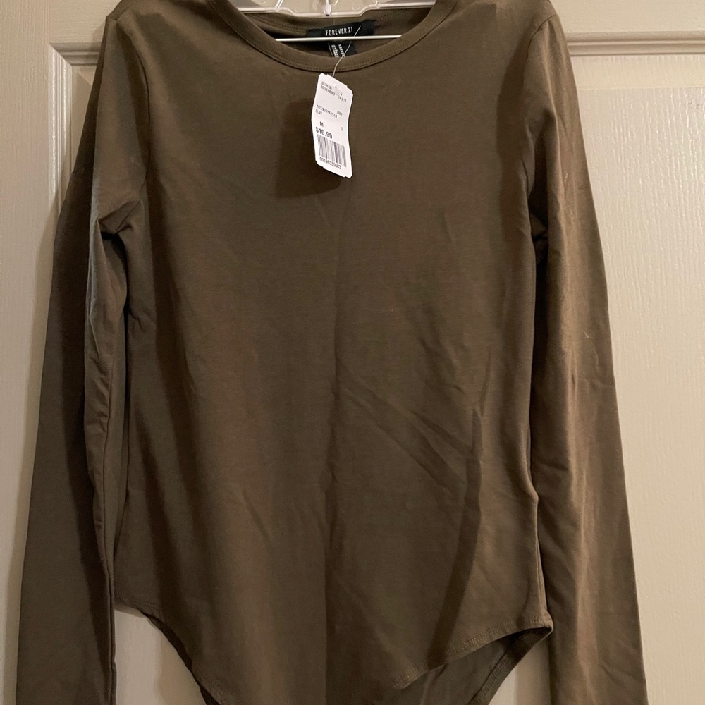 Olive Green Body suit. Brand new